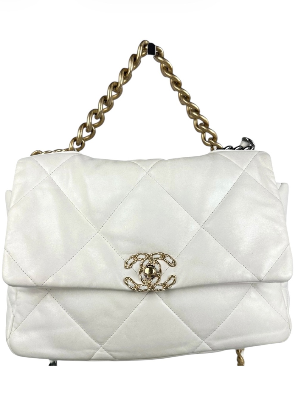 CHANEL CC 19 FLAP BAG LRG